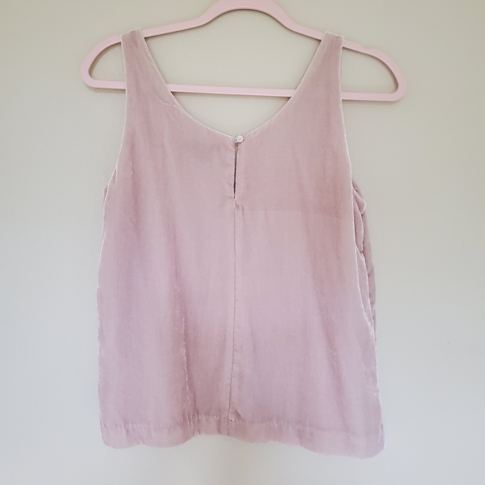 J crew pink velvet tank top - Picture 6 of 9